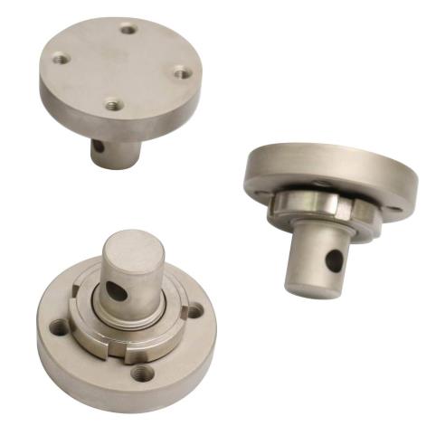 Male pin adapter to bolt-circle flange